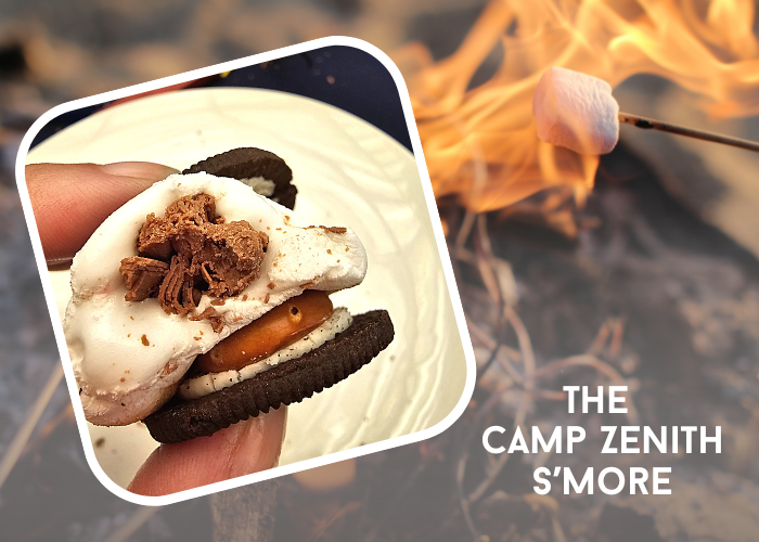 Camp Zenith S'mores Irresistible Oreo & Pretzel Stuffed S'mores